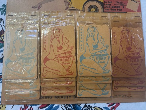 1954 MARILYN MONROE COUNTER DISPLAY / SCENT PACKETS-COMPLETE AND STILL FRAGRANT - Picture 4 of 7