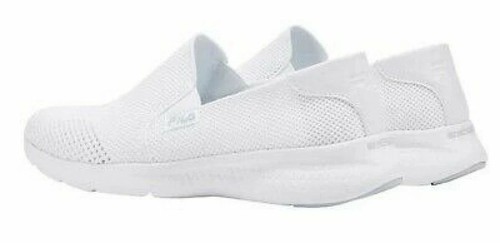 New Fila Women Knit Mallorc Slip On Shoe  lightweight Black, White  New With Box - Picture 14 of 16