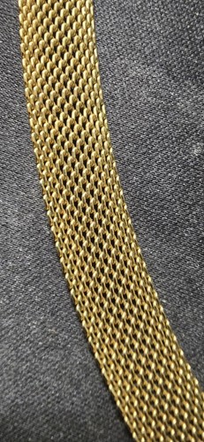 FLORENZA Tortoise Shell Cameo Mesh Choker Gold Tone Vintage Necklace Jewelry - Picture 5 of 9