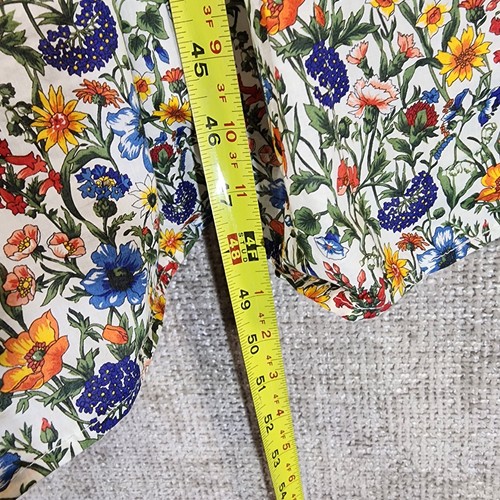 J.Crew Liberty Fabrics Tiered Sun Dress Womens *M-L Floral Smocked Ruffle - Picture 6 of 10