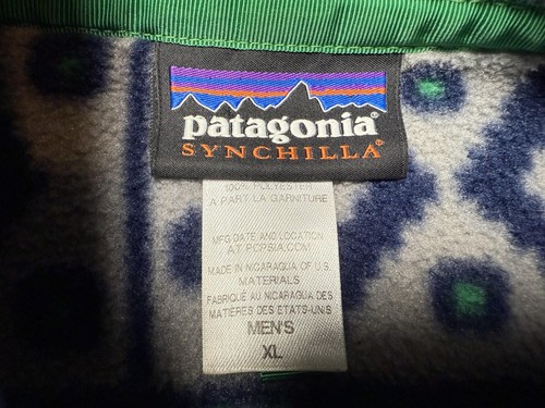 Patagonia Synchilla Pullover Sweater Mens XL Geometric Fleece Outdoors - Picture 4 of 11