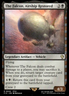 The Falcon, Airship Restored - Commander: FINAL FANTASY FIC - 45 - MTG Magic