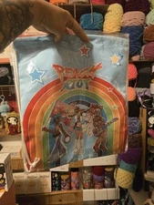 Pop Mart Peach Riot Drawstring Backpack