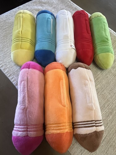 Baby First Color Crew Talking Plush Set of 8 Crayons Pencil Toy 5 speak - Picture 2 of 4