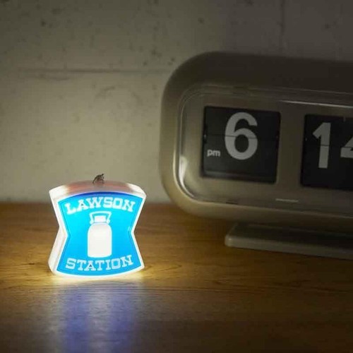 Lawson 50 Aniversario Letrero Miniatura Llavero LED Iluminado Japón Coleccionable - Imagen 14 de 24