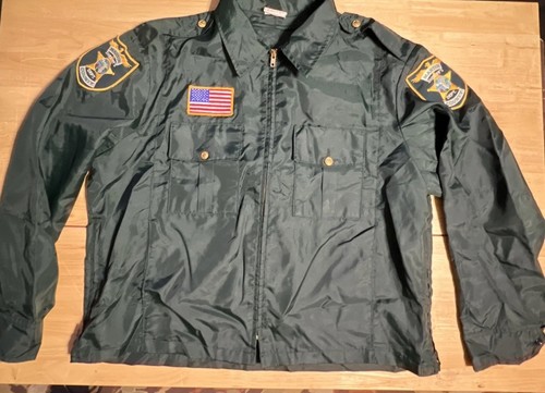 VNTG 1980s Martin County Florida Sheriffs Dept Jacket XL VNTG HORACE SMALL USA