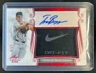 2023 Leaf Trinity Travis Bazzana Patch Auto Nike Logo Red #/15 Guardians