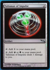 Talisman of Impulse FOIL Mirrodin NM Artifact Uncommon CARD (490168) ABUGames