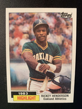 1984 Topps #2 Rickey Henderson Oakland Athletics NrMT+ FREE SHIPPING!