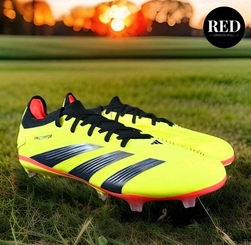 Botines de fútbol Adidas Predator Pro FG amarillos IG7776 - para hombre talla 8,5 EE. UU. - Imagen 3 de 15