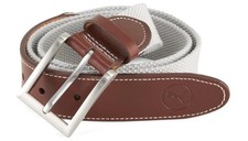NEEDLEPOINT CANVAS BELT