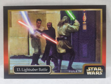 1999 Ikon Australia  STAR WARS Episode 1  Trading Cards  #13  Lightsaber Battle