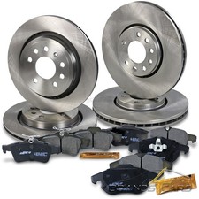 ATEC BREMSSCHEIBEN + BREMSBELÄGE VORNE + HINTEN FÜR OPEL SIGNUM VECTRA C