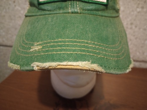 Cappello MOUNTAIN DEW effetto invecchiato ricamato toppa frontale logo rete berretto snapback OSFA - Foto 3 di 12