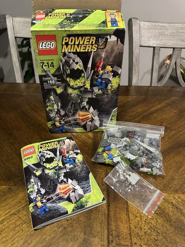 LEGO Power Miners: Crystal King (8962) , 2 Minifigs, with  Instructions Complete - Picture 1 of 3