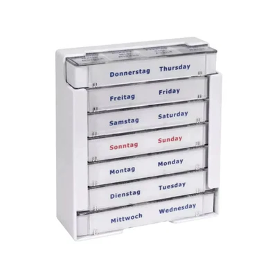 ALTRUAN Tablettendispenser 375 x 225 x 40 mm Weiß Med Comfort Set