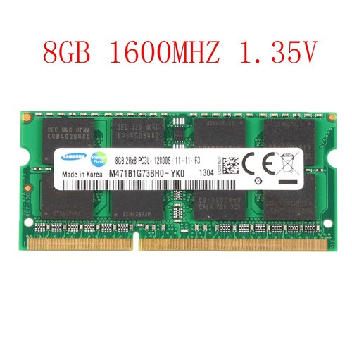 Samsung 8GB PC3L-12800S DDR3L 1600MHz204Pin 1.35V Laptop SODIMM Memory SDRAM BT - Picture 2 of 7