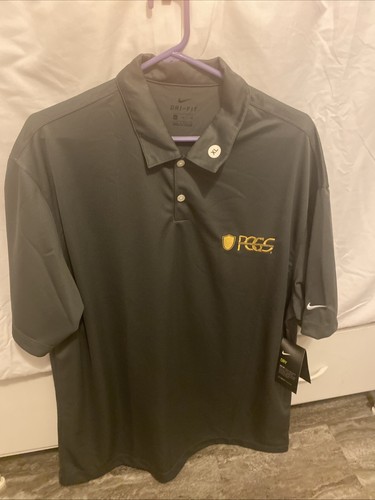 Neu mit Etikett Nike "PROFESSIONAL COIN GRADING SERVICE" Dri Fit POLO Shirt HERREN Größe XL - Bild 6 von 9