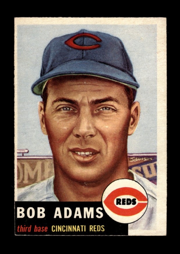 1953 Topps Set-Break #152 Bob Adams EX-EXMINT *GMCARDS*