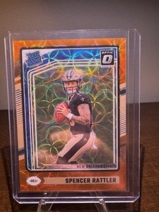 2024 donruss optic football #289 Spencer Rattler Orange Scope Prizm RC #17/79