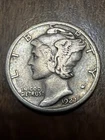 1927-S MERCURY SILVER DIME ACTUAL Coin Get Today/VF/ Fill Your Collection