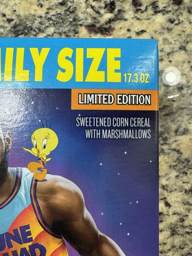 LeBron James SEALED WHEATIES BOX SPACE JAM LIMITED EDITION 4 BOXES TOTAL - Picture 3 of 6