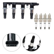 1x Ignition Coils +4x Spark Plugs 55561655 Per Chevrolet Sonic 1.8L 2012-2018 S1