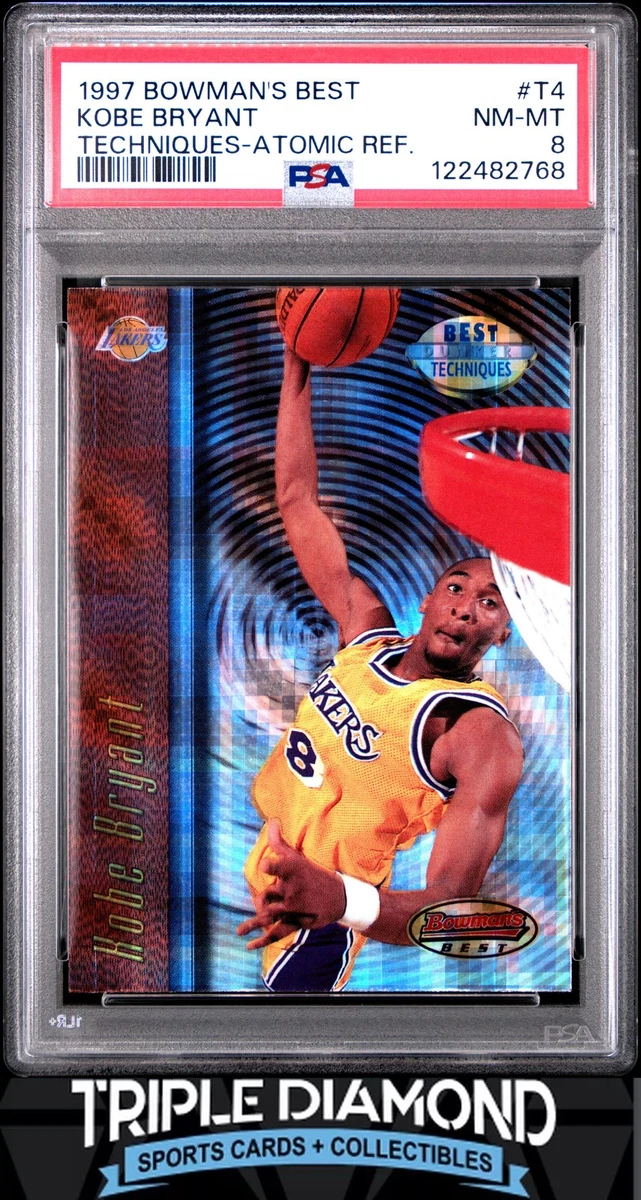 Bowman Kobe Bryant Basketball 1997-98 Season Sports Trading Cards