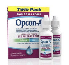 Bausch + Lomb Opcon-A Twin Pack 2 x 15mL Eye ...