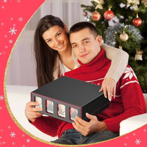 Card Storage Box for Trading Cards with 4 Card Supporters, 3200+ MTG Deck Box... - Imagen 7 de 7
