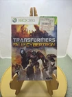 Transformers Fall of Cybertron Microsoft Xbox 360 Tested Working