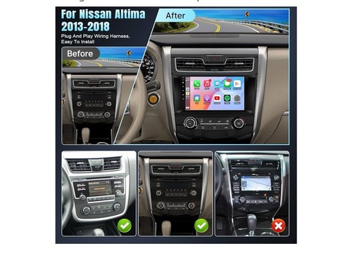 Car Stereo for Nissan Altima Teana 2013-2018 Leadfan Car Radio with Wireless... - Bild 4 von 5