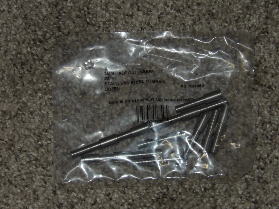 Nuevo 12 Flechas Easton Axis SPT 340 Columna 5mm - 9.5 GPI - con Tapones de Acero Inoxidable 50 gr Foto 2 de 4