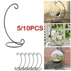 5/10Pcs Hanging Bauble Holder Stand Tree Plant Light For Garden Home Decor