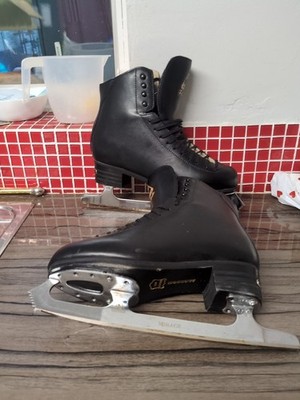 Jackson Freestyle Schlittschuhe Eiskunstlauf Schlittschuhe Jackson Größe 7 M UK 6,5 sehr guter Zustand schwarz