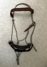 LightRider Rope Performer Bitless Bridle Headstall XL Horse/ Warmblood/ Draft