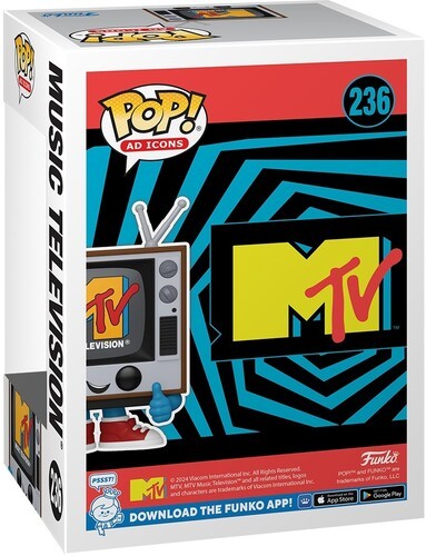 FUNKO POP! Ad Icons: 90's Capsule - MTV - MTV Logo [New Toy] Vinyl Figure - Picture 3 of 3