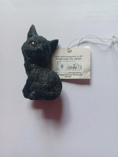 Small Black Cat Ornament The Witches Litter brand new spirit of equinox cute sit - Picture 1 of 7