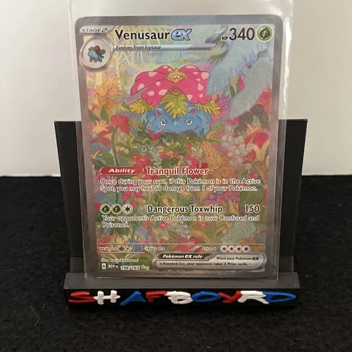 Pokémon TCG Venusaur EX 198/165 Scarlet & Violet 151 Sir Secret Rare