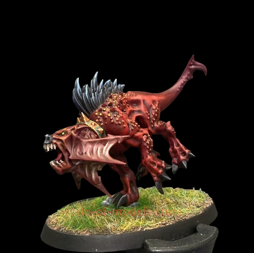 Flesh Hounds Khorne Skulltaker Age of Sigmar Presale Painted Army WHAOS model GW - Picture 10 of 12
