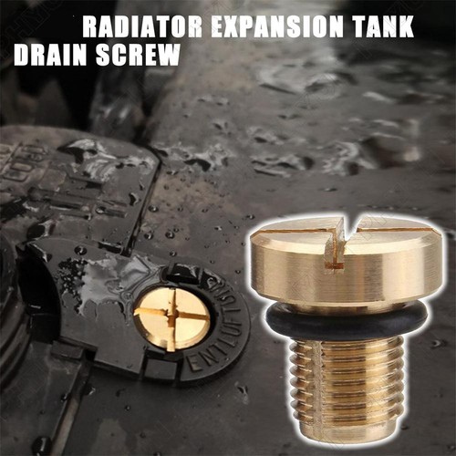 Brass Coolant Expansion Tank Drain Screw +Washer For BMW E36 E39 E46 17111712788 - Picture 3 of 7
