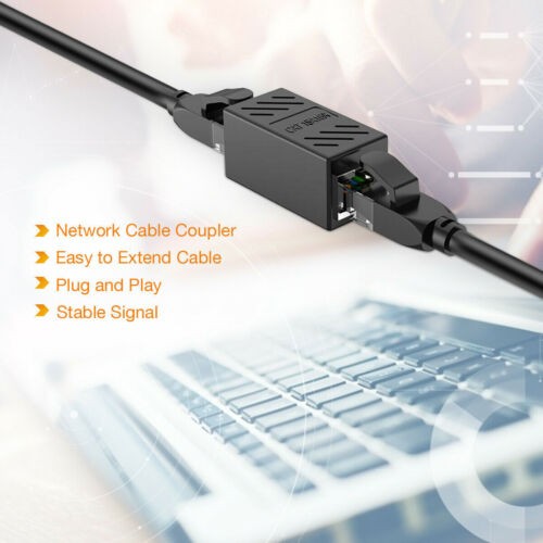 RJ45 Inline Coupler Cat7 Cat6 Cat5e Cat5 Ethernet LAN Network Cable Adapter Lot - Picture 5 of 14