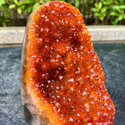 orange-yellow crystal cave quartz crystal mineral specimen - 3.56LB - 第 13/13 張圖片