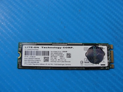 HP 15-dy1731ms LITE-ON 128GB SATA M.2 SSD Solid State Drive CV8-8E128-HP - Picture 1 of 2