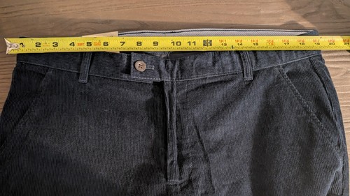 Farah Men’s Corduroy Pants 38x31 | True Navy Blue | New with Tags Classic Fit - Bild 14 von 15