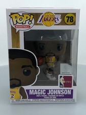 Funko POP! Sports NBA Magic Johnson Lakers home #78 Vinyl Figure DAMAGED BOX