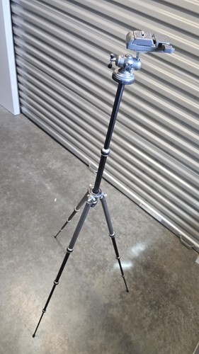 Trípode Gitzo G026 con cabezal Gitzo G1285 - Hecho en Francia - Excelente estado - Imagen 2 de 11