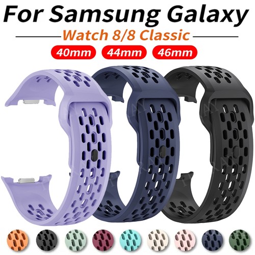 Silikon Armband Ersatz Für Samsung Galaxy Watch 8 Classic 8 44mm/40mm Smartwatch - Bild 1 von 25