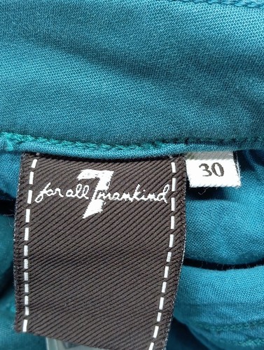 7 FOR ALL MANKIND Vaquero slim Mujeres Vaquero Talla EU 40 verde look casual - Imagen 4 de 5