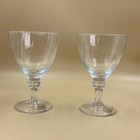 New ListingA Pair Of Hand Blown Abigail Glass Oversized Water Cocktail Goblet Italy
